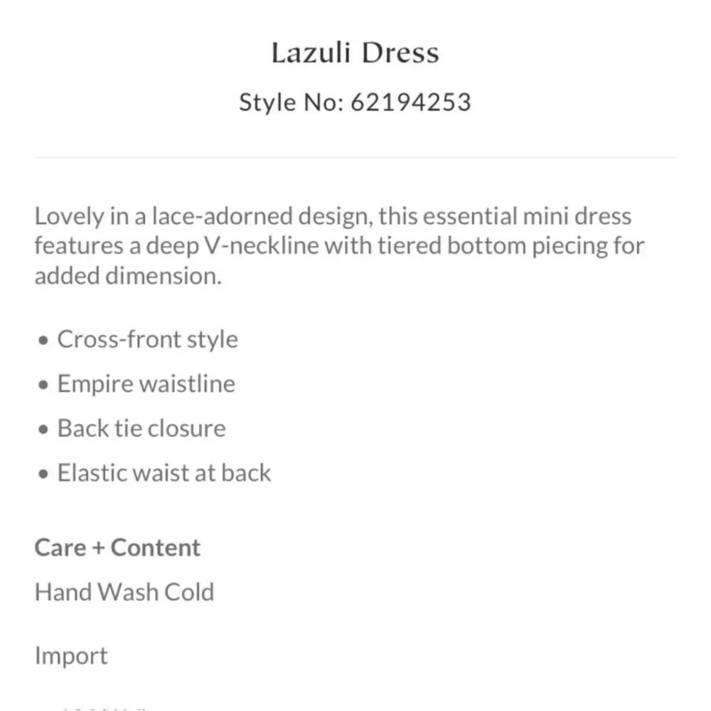 NWT FREE PEOPLE LAZULI DRESS